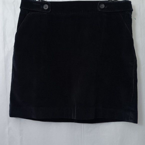 BANANA REPUBLIC WOMEN'S COTTON BLEND CORDUROY MINI SKIRT - Picture 4 of 11